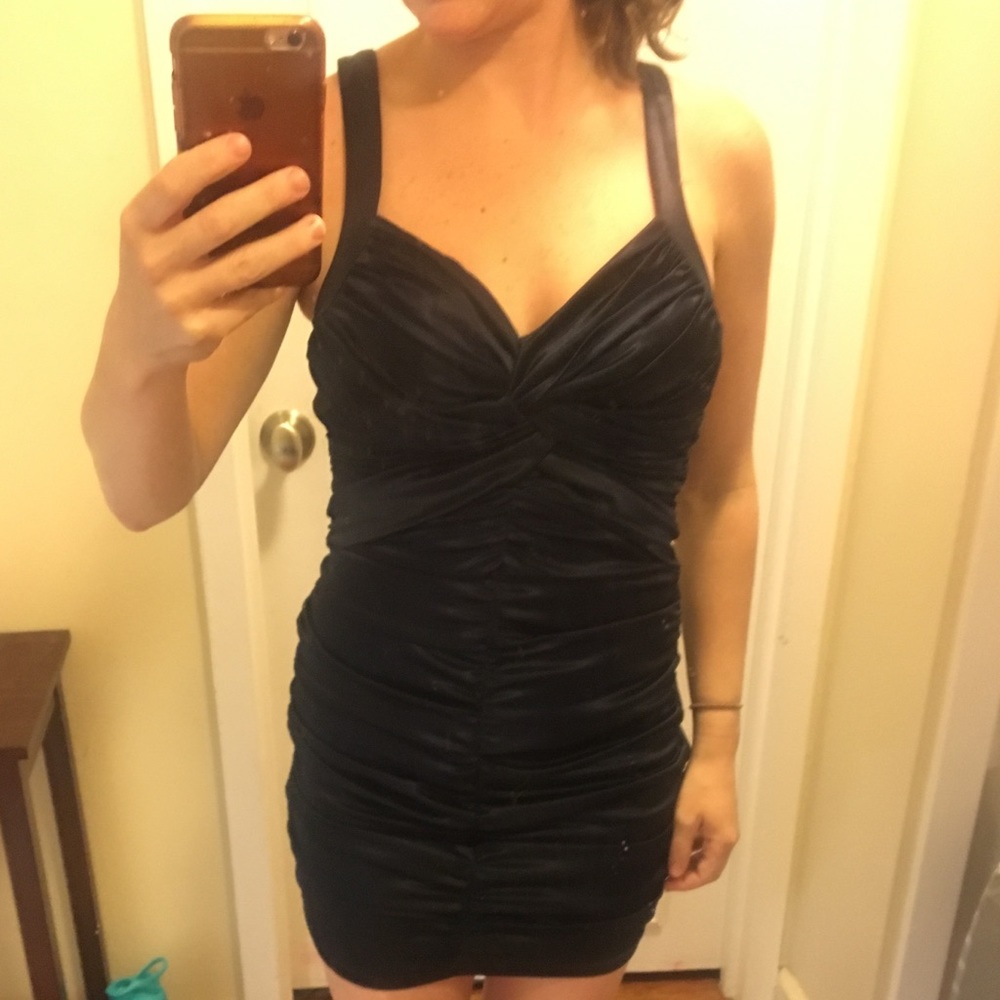 City Triangles (Macy’s) formal navy blue dress